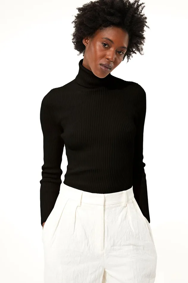 Women Mara Hoffman Sweaters Toni Sweater Black