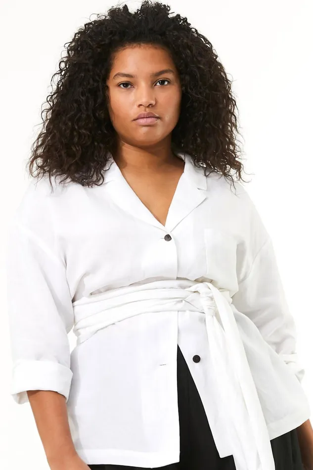 Women Mara Hoffman Tops Extended Eleanor Top White Women Mara Hoffman Tops Extended Eleanor Top White