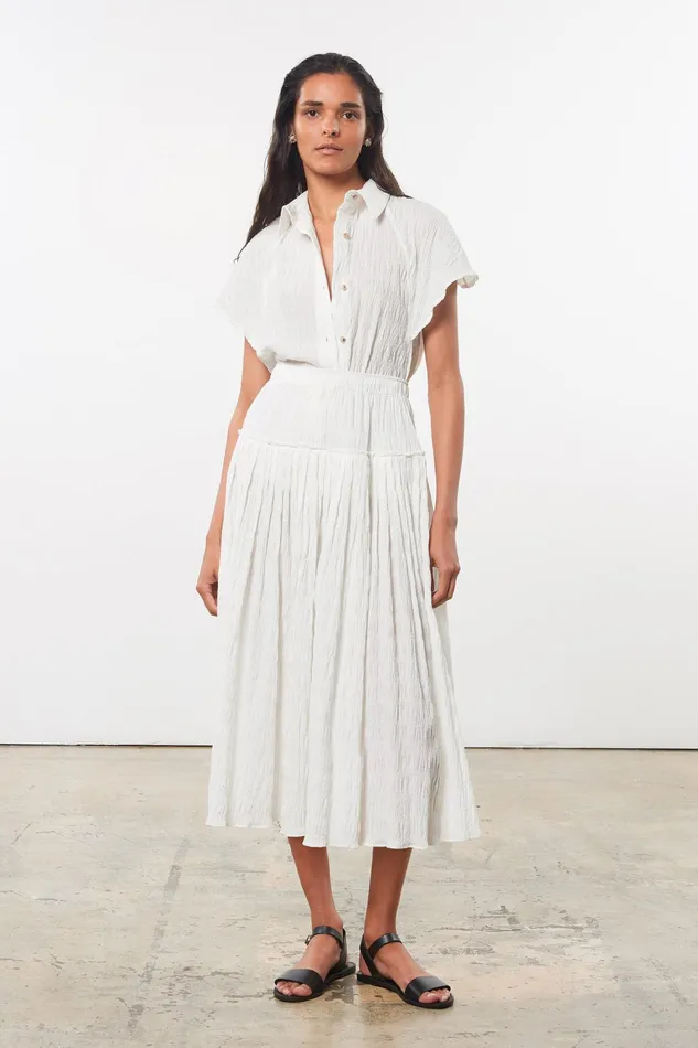 Women Mara Hoffman Tops Phebe Top White Women Mara Hoffman Tops Phebe Top White
