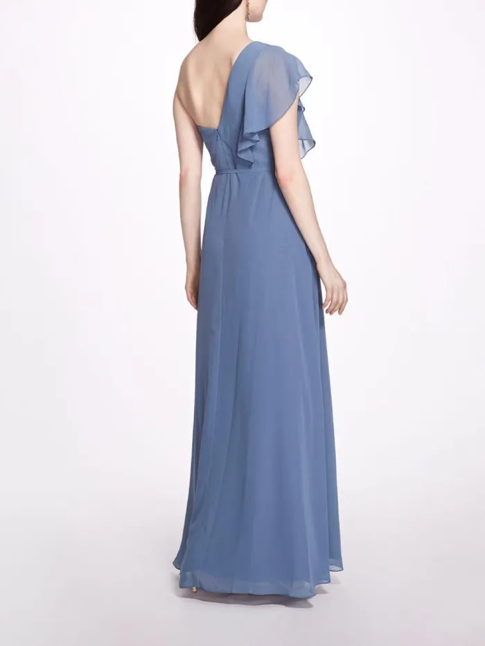 Women Marchesa Marchesa Notte Cosenza Slate Blue
