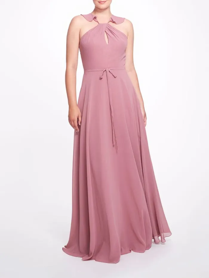 Women Marchesa Marchesa Notte Pavia Mauve
