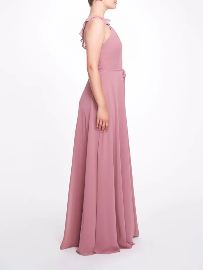 Women Marchesa Marchesa Notte Pavia Mauve