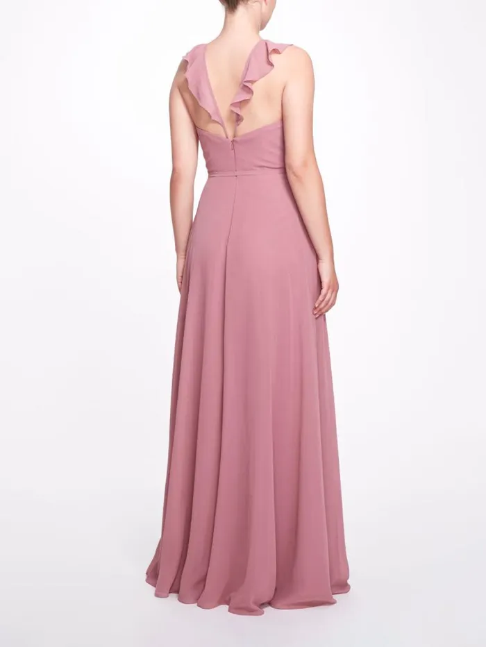 Women Marchesa Marchesa Notte Pavia Mauve