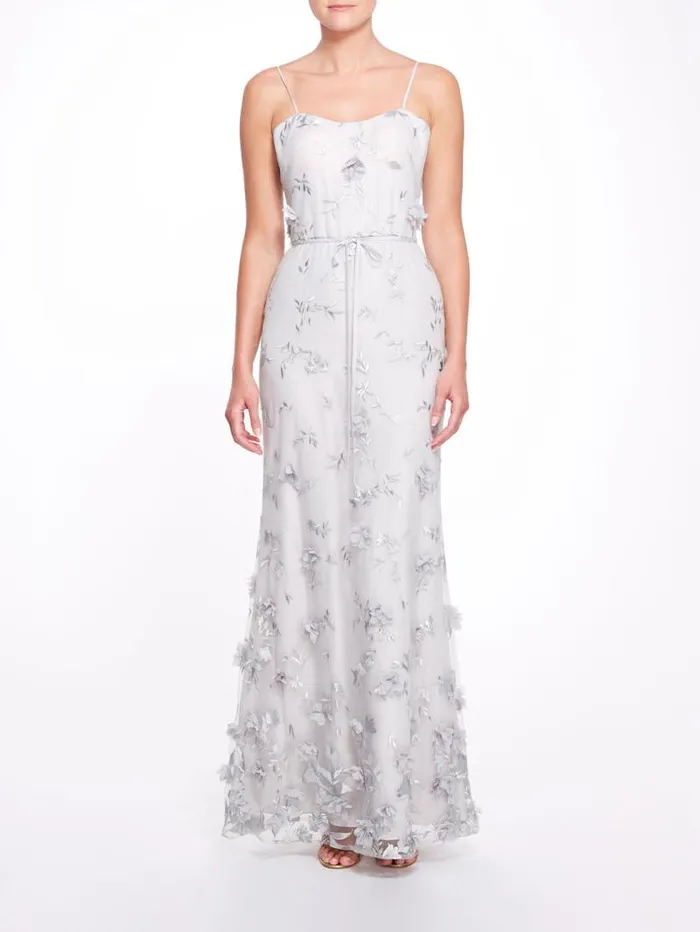 Women Marchesa Marchesa Notte Savona Dove Grey