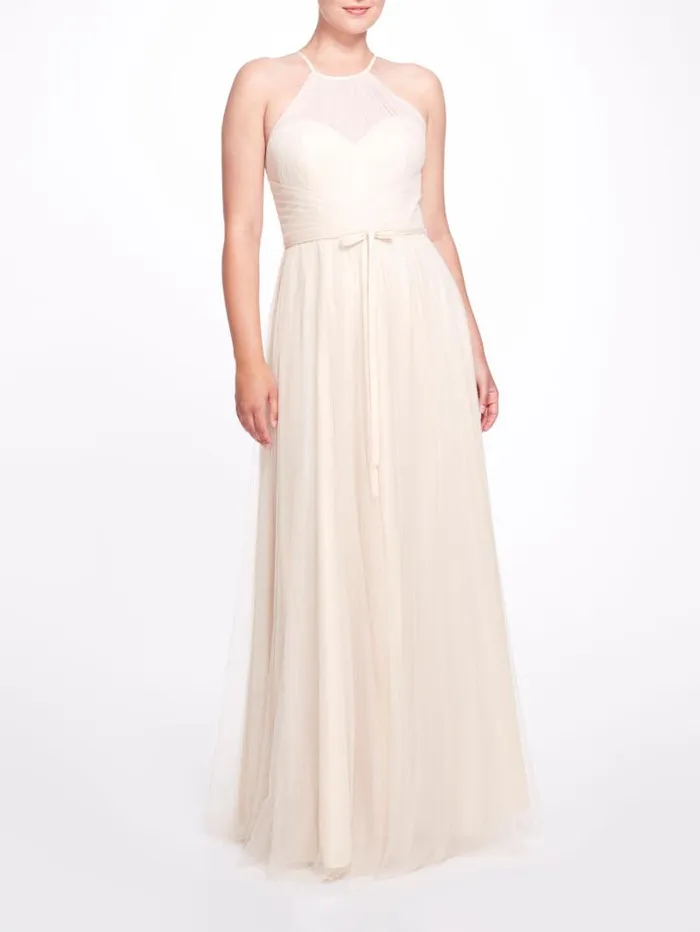 Women Marchesa Marchesa Notte Sicily Champagne