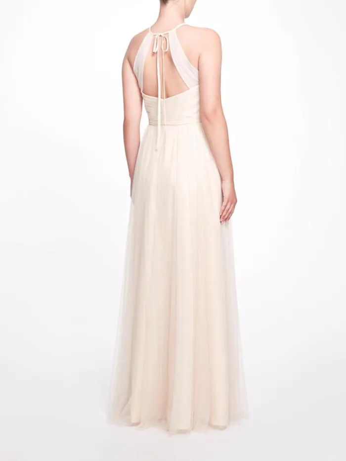 Women Marchesa Marchesa Notte Sicily Champagne