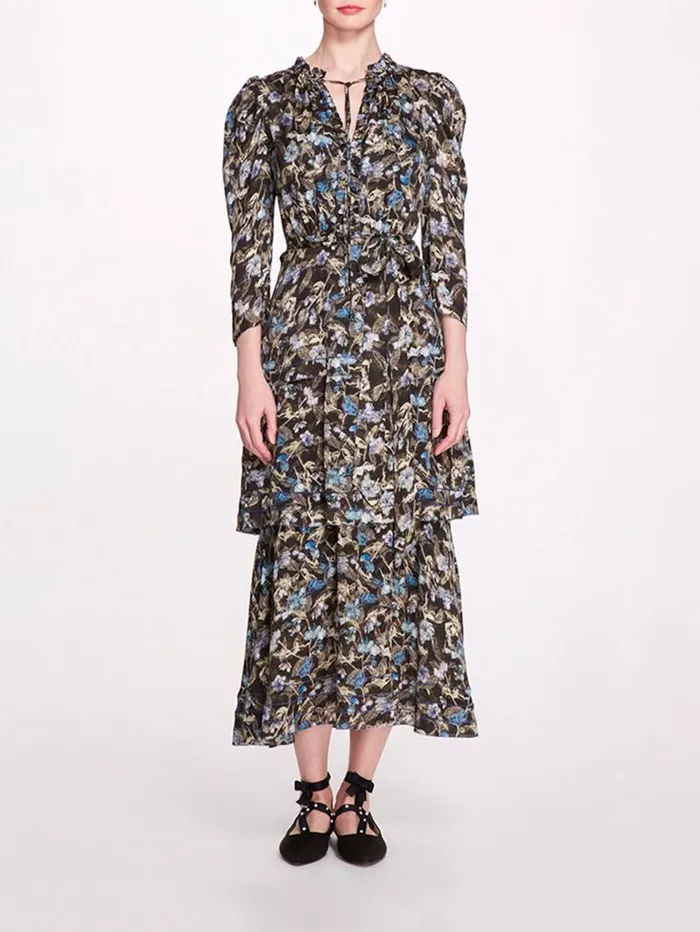 Women Marchesa Marchesa Rosa Juniper Black Blue