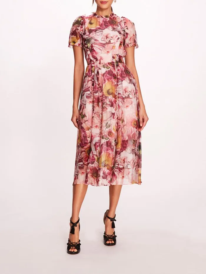 Women Marchesa Marchesa Rosa Sedum Dress Blush