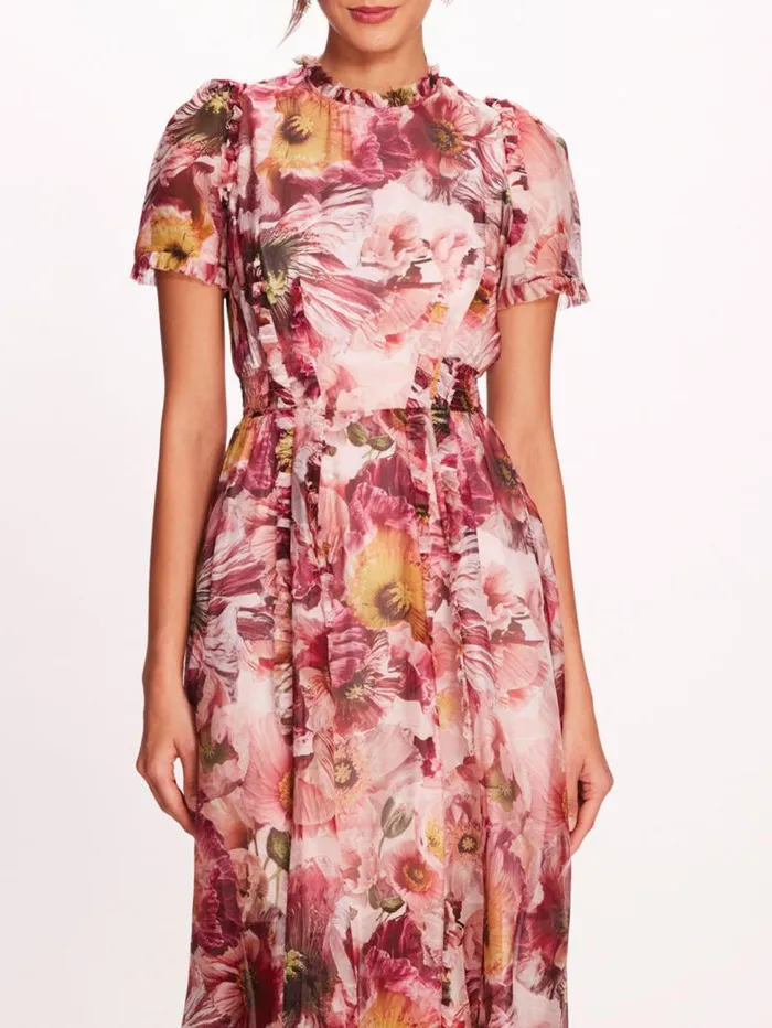 Women Marchesa Marchesa Rosa Sedum Dress Blush