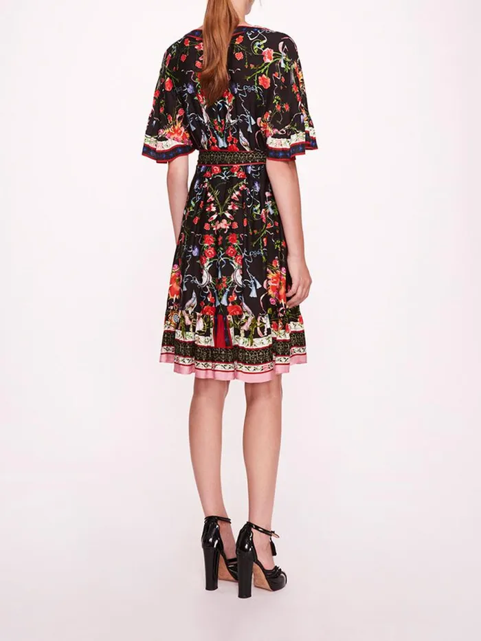 Women Marchesa Marchesa Rosa Zea Black Multi