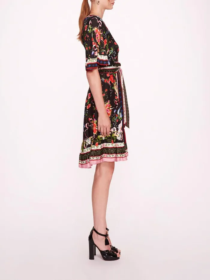Women Marchesa Marchesa Rosa Zea Black Multi