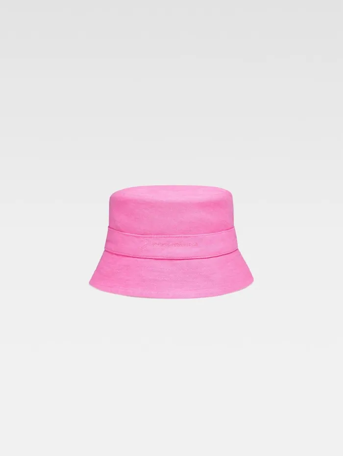 WomenMen Accessories and Shoes JACQUEMUS The Gadjo Kids039 Bucket Hat Pink