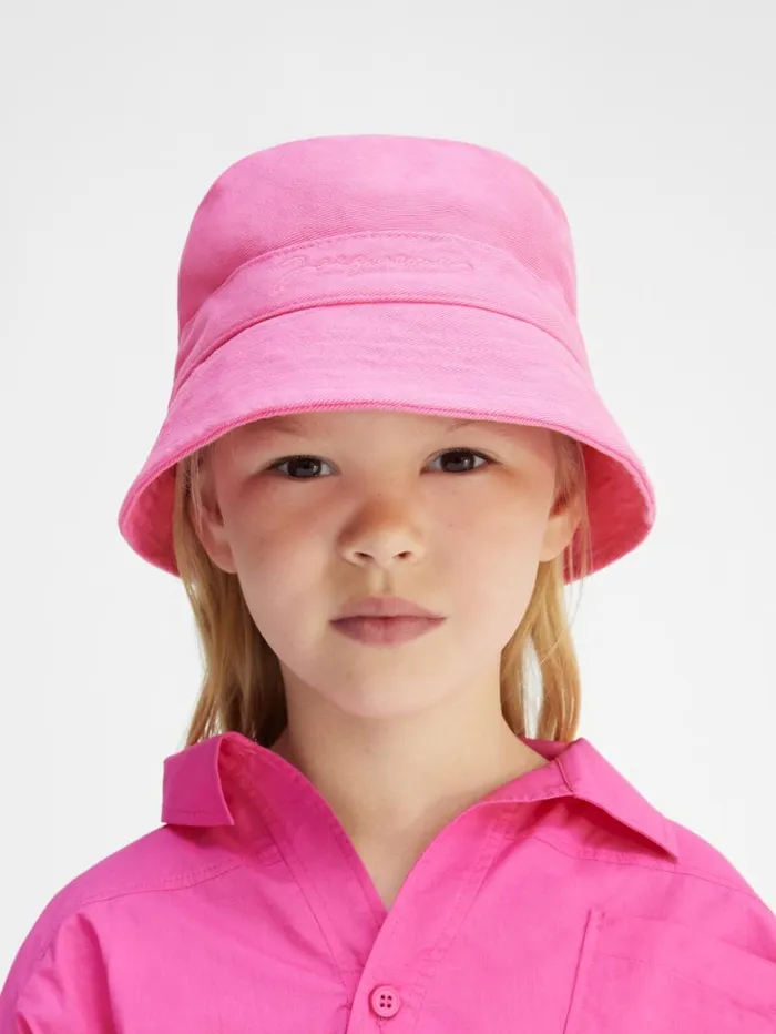 WomenMen Accessories and Shoes JACQUEMUS The Gadjo Kids039 Bucket Hat Pink WomenMen Accessories and Shoes JACQUEMUS The Gadjo Kids039 Bucket Hat Pink