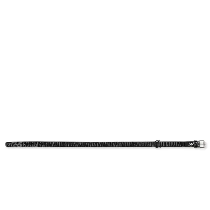 WomenMen CL Logo Double Bracelet 8211 Vog Patent Leather 8211 Black Christian Louboutin Bracelets