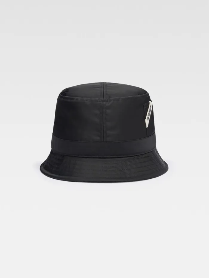 WomenMen Hats JACQUEMUS The Ovalie Bucket Hat Black