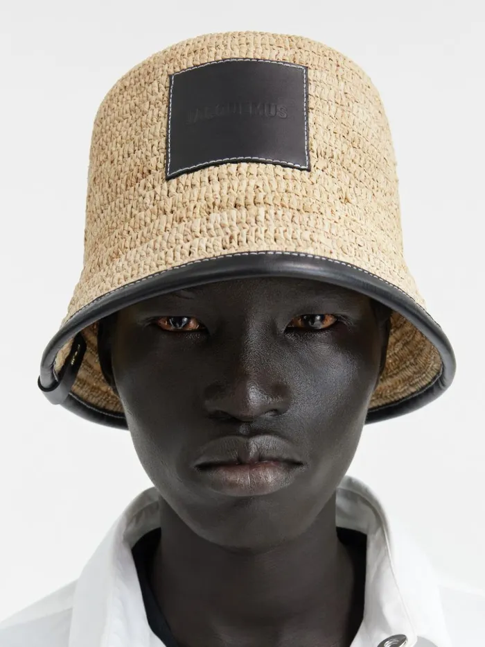 WomenMen Hats JACQUEMUS The Soli Bucket Hat Black WomenMen Hats JACQUEMUS The Soli Bucket Hat Black