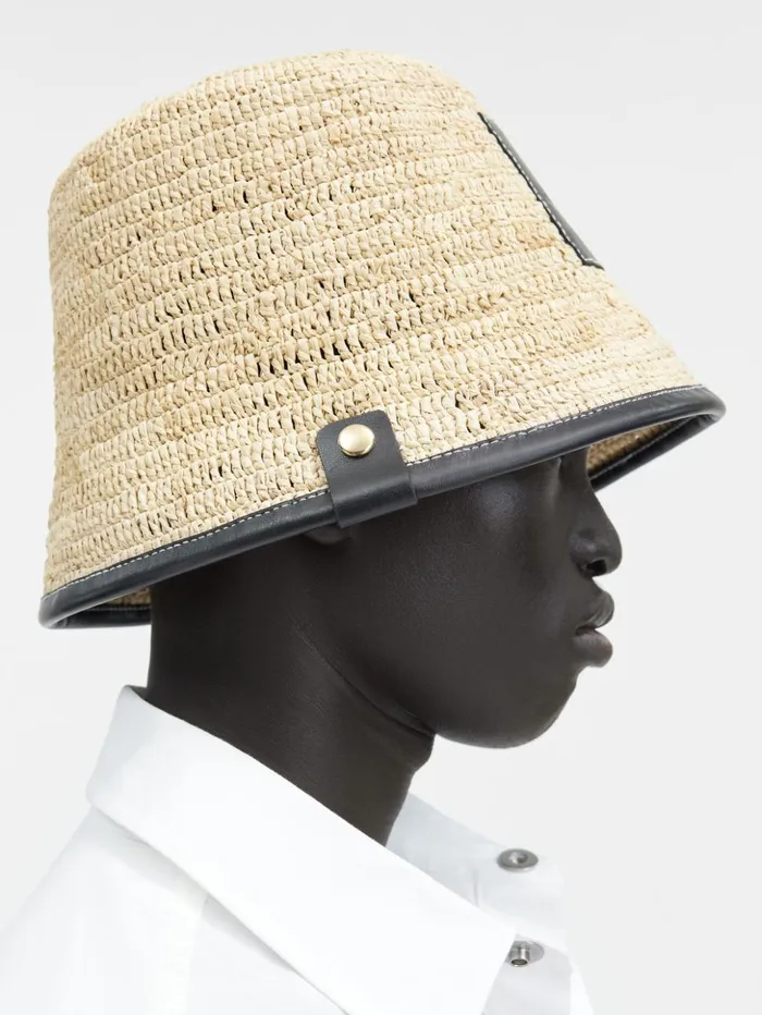 WomenMen Hats JACQUEMUS The Soli Bucket Hat Black WomenMen Hats JACQUEMUS The Soli Bucket Hat Black