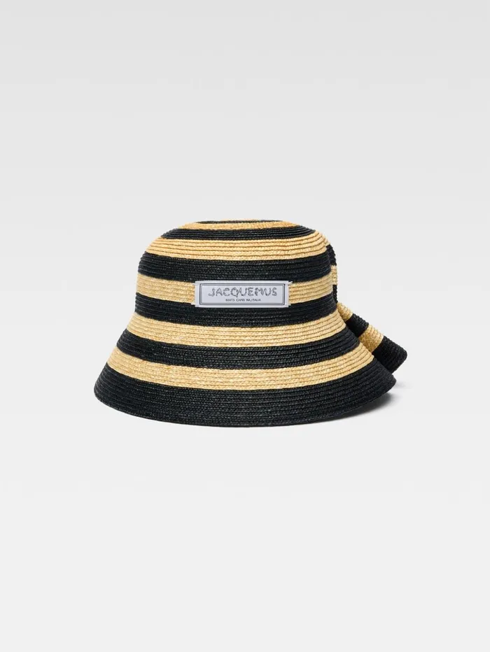 WomenMen Hats JACQUEMUS The Vela Hat Ivoryblack