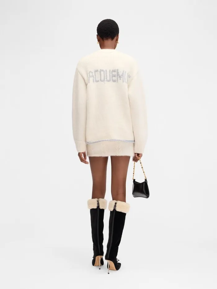 WomenMen Knits JACQUEMUS The Pavane Knit Offwhite WomenMen Knits JACQUEMUS The Pavane Knit Offwhite