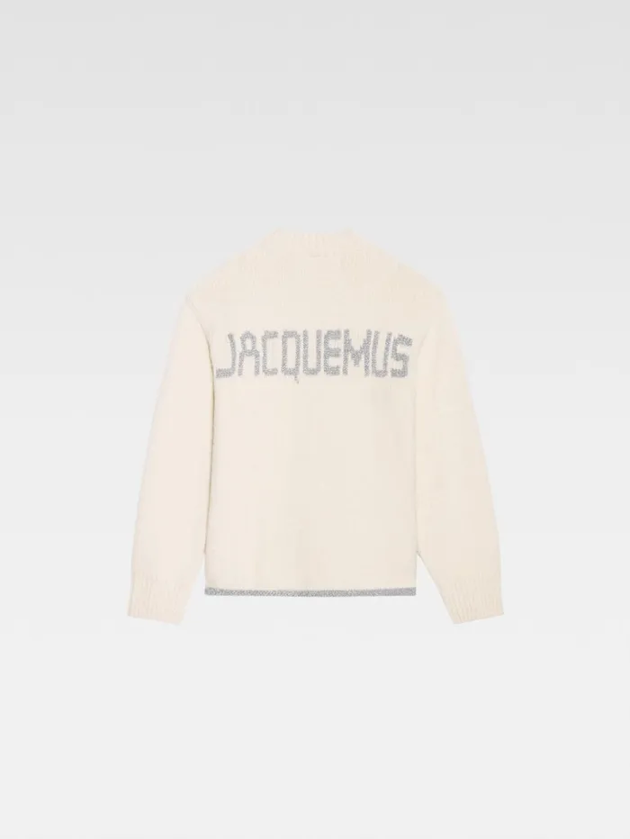 WomenMen Knits JACQUEMUS The Pavane Knit Offwhite WomenMen Knits JACQUEMUS The Pavane Knit Offwhite