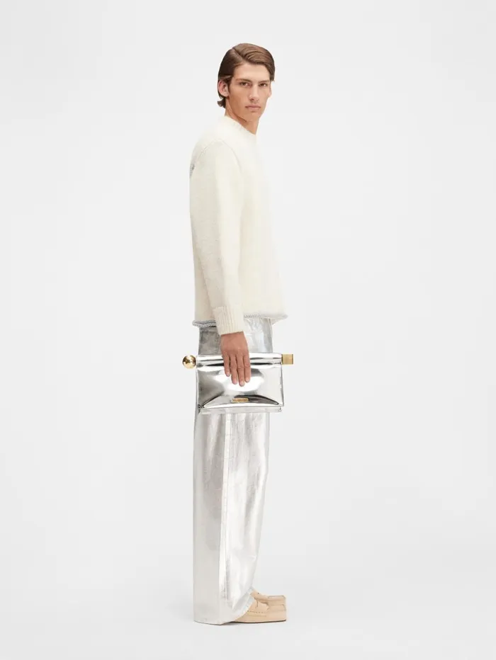 WomenMen Knits JACQUEMUS The Pavane Knit Offwhite WomenMen Knits JACQUEMUS The Pavane Knit Offwhite