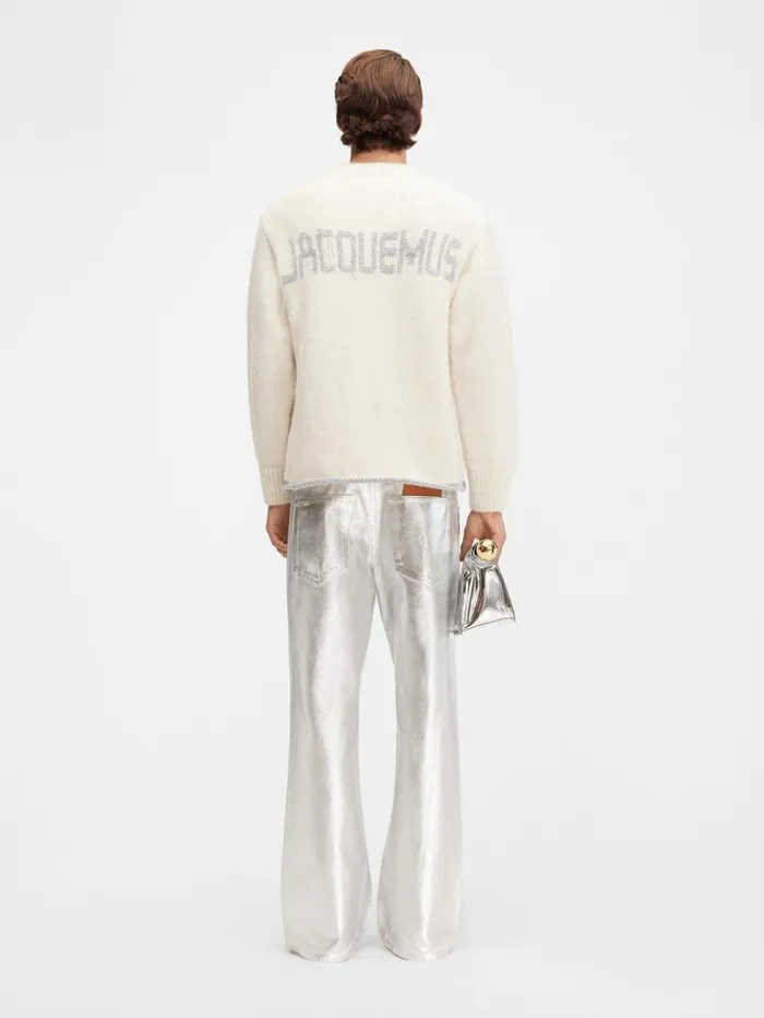 WomenMen Knits JACQUEMUS The Pavane Knit Offwhite WomenMen Knits JACQUEMUS The Pavane Knit Offwhite