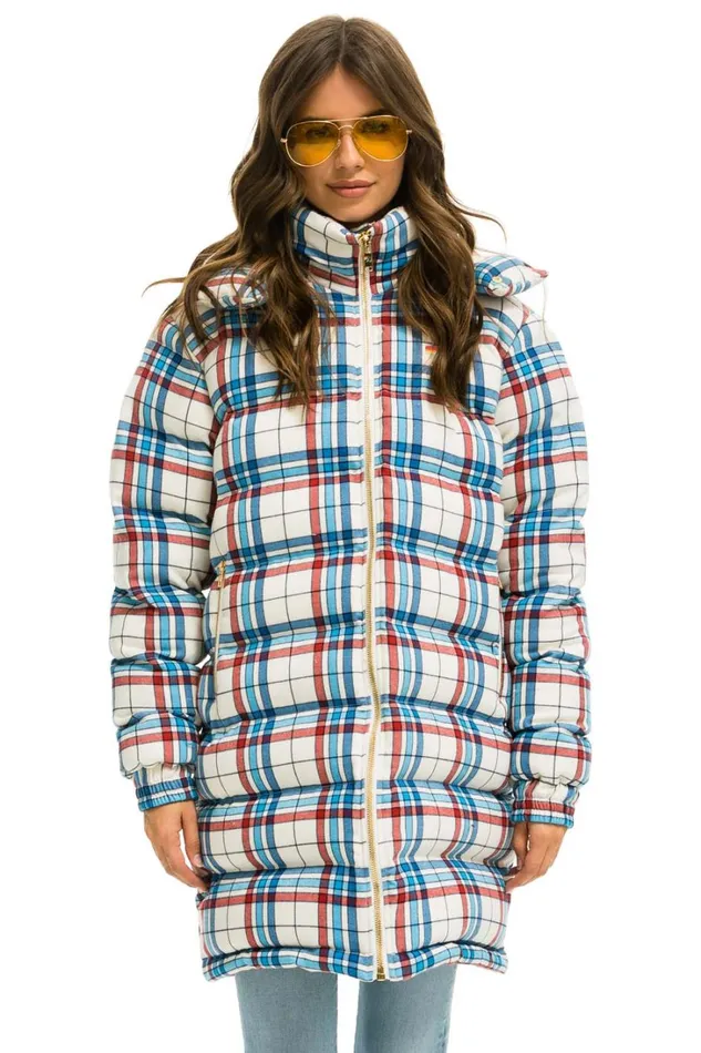 WomenMen Outerwear Aviator Nation PLAID UNISEX LONG TREKKER JACKET 8211 MONTAUK PLAID WomenMen Outerwear Aviator Nation PLAID UNISEX LONG TREKKER JACKET 8211 MONTAUK PLAID