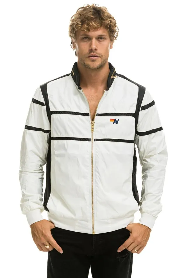WomenMen Outerwear Aviator Nation RACER JACKET 8211 WHITE