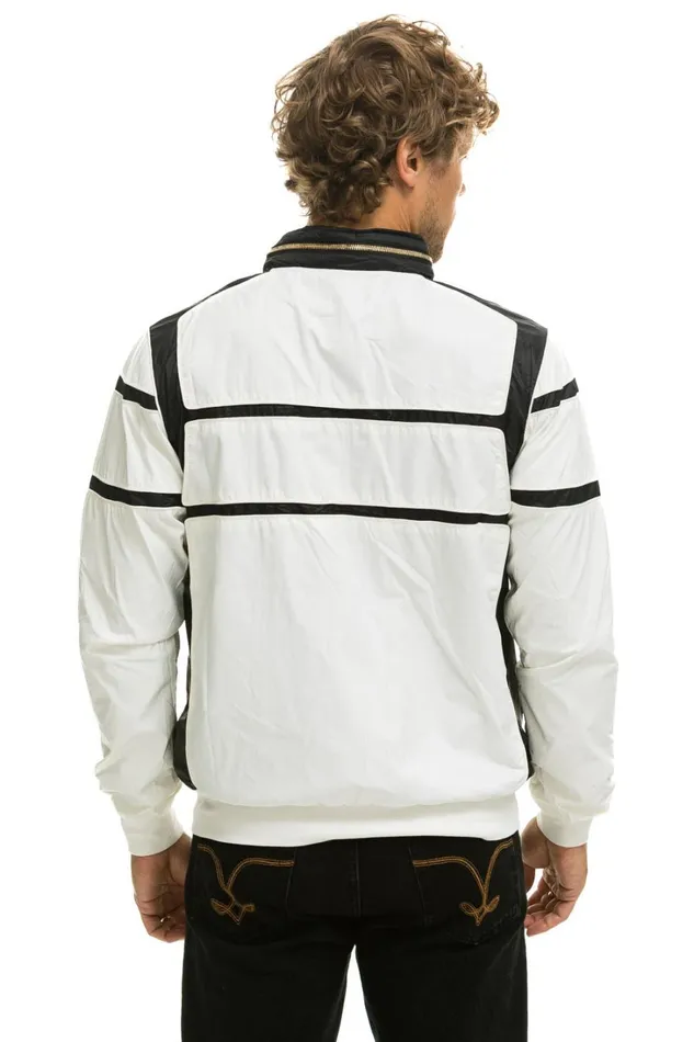 WomenMen Outerwear Aviator Nation RACER JACKET 8211 WHITE