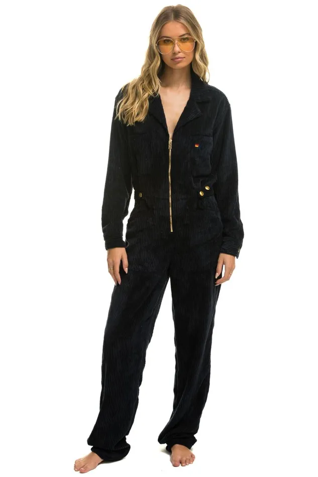 WomenMen Outerwear Aviator Nation UNISEX CORDUROY FLIGHT SUIT 8211 NAVY