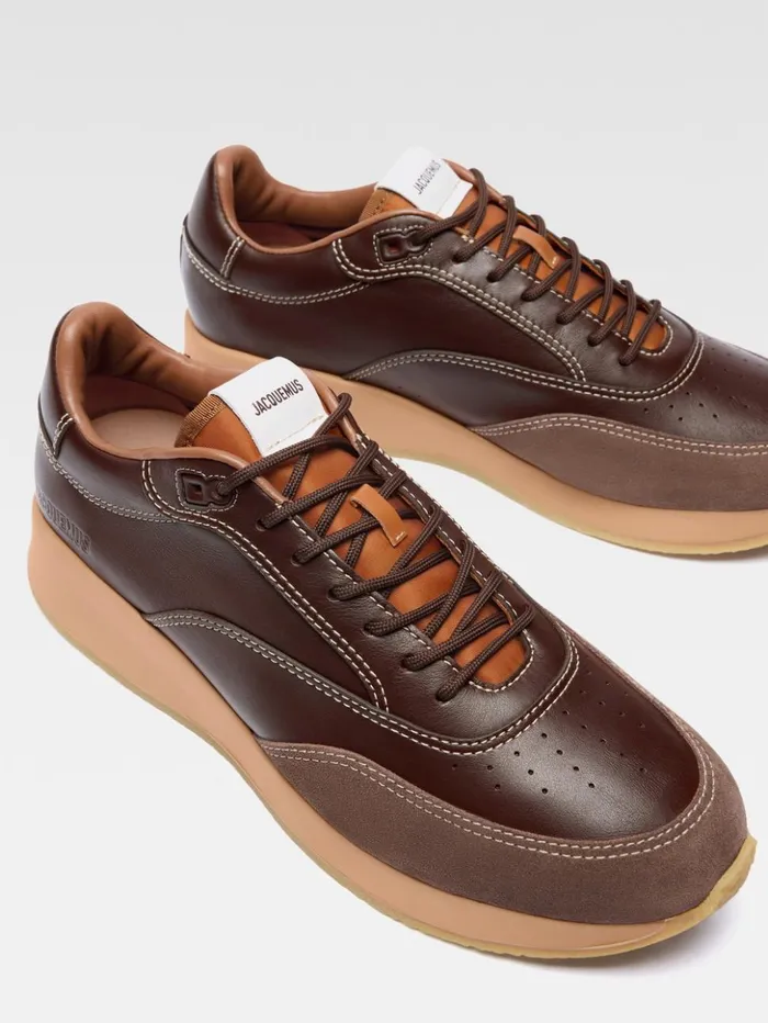 WomenMen Shoes JACQUEMUS The Daddy Sneakers Dark Brown WomenMen Shoes JACQUEMUS The Daddy Sneakers Dark Brown