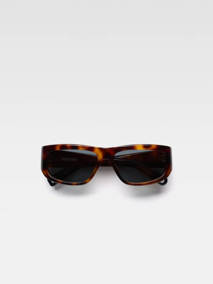 WomenMen Sunglasses JACQUEMUS The Pilota Sunglasses Multi Brown
