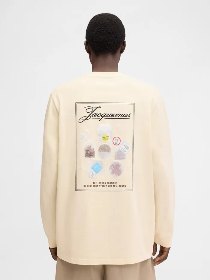 WomenMen Tshirts JACQUEMUS The London Tshirt Print Tea Collection WomenMen Tshirts JACQUEMUS The London Tshirt Print Tea Collection