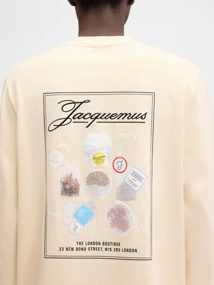 WomenMen Tshirts JACQUEMUS The London Tshirt Print Tea Collection WomenMen Tshirts JACQUEMUS The London Tshirt Print Tea Collection