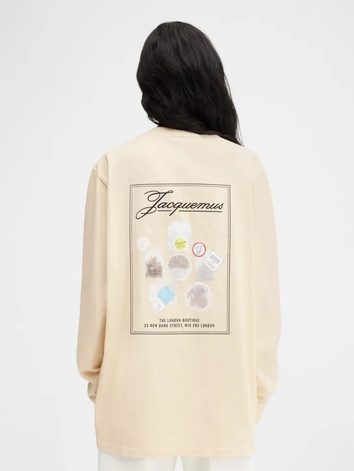 WomenMen Tshirts JACQUEMUS The London Tshirt Print Tea Collection WomenMen Tshirts JACQUEMUS The London Tshirt Print Tea Collection