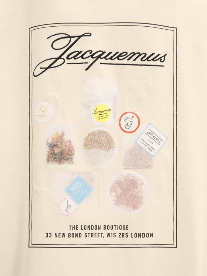 WomenMen Tshirts JACQUEMUS The London Tshirt Print Tea Collection WomenMen Tshirts JACQUEMUS The London Tshirt Print Tea Collection