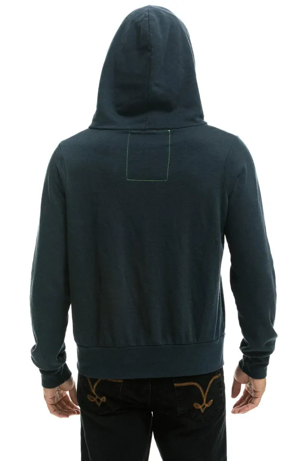 WomenMen Tops Aviator Nation 5 STRIPE HOODIE 8211 CHARCOAL WomenMen Tops Aviator Nation 5 STRIPE HOODIE 8211 CHARCOAL