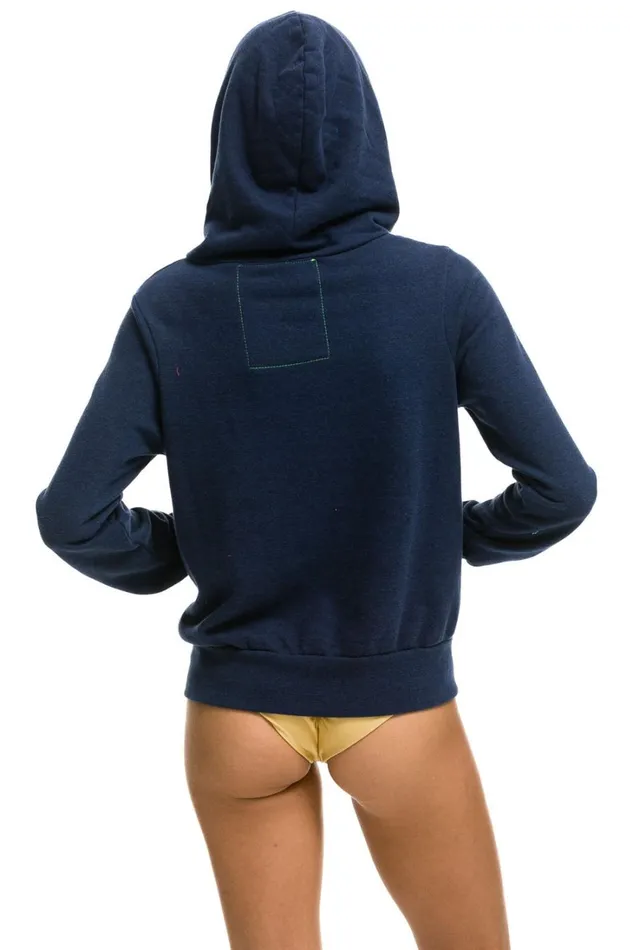 WomenMen Tops Aviator Nation 5 STRIPE HOODIE 8211 NAVY BLUE WomenMen Tops Aviator Nation 5 STRIPE HOODIE 8211 NAVY BLUE
