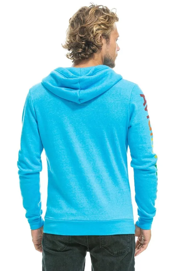 WomenMen Tops Aviator Nation AVIATOR NATION HOODIE 8211 NEON BLUE WomenMen Tops Aviator Nation AVIATOR NATION HOODIE 8211 NEON BLUE