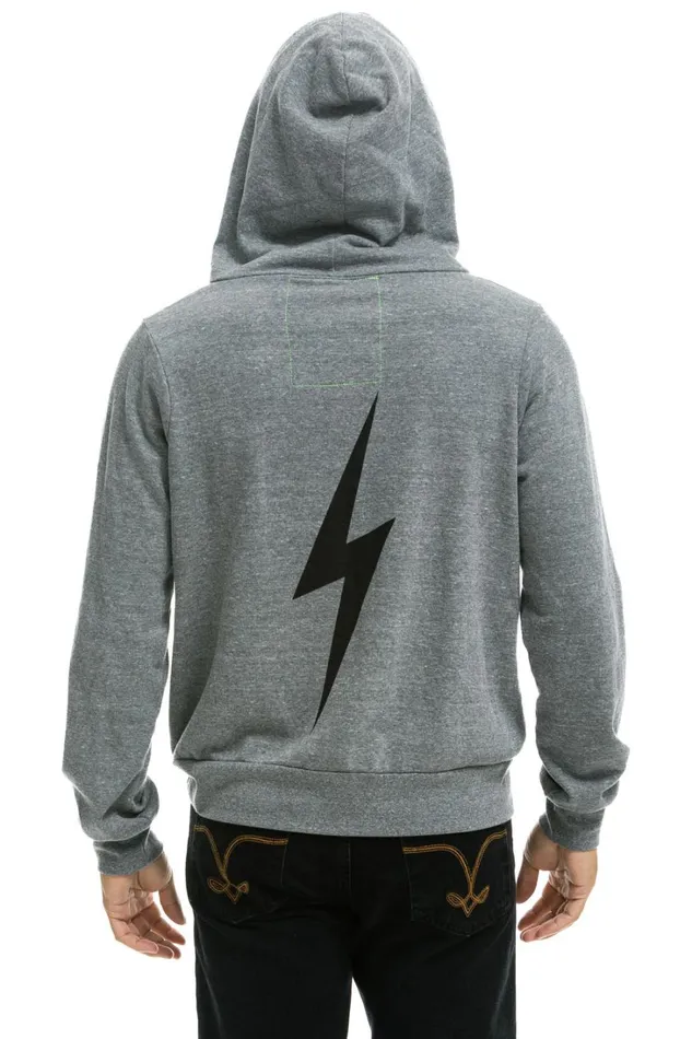 WomenMen Tops Aviator Nation BOLT HOODIE 8211 HEATHER GREY WomenMen Tops Aviator Nation BOLT HOODIE 8211 HEATHER GREY