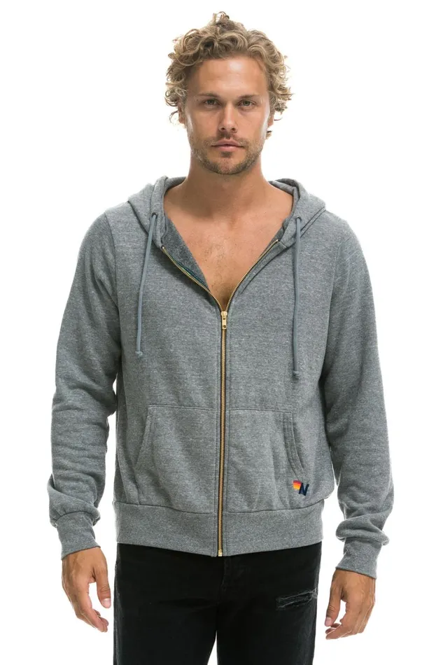 WomenMen Tops Aviator Nation BOLT HOODIE 8211 HEATHER GREY WomenMen Tops Aviator Nation BOLT HOODIE 8211 HEATHER GREY