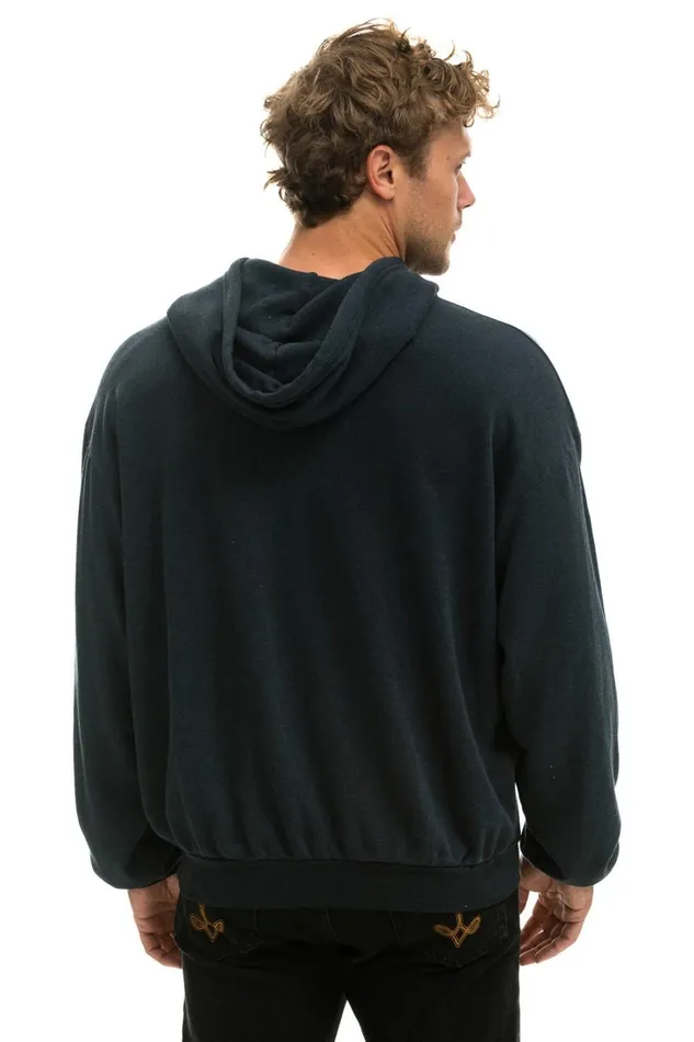 WomenMen Tops Aviator Nation LOGO PULLOVER RELAXED HOODIE 8211 CHARCOAL WomenMen Tops Aviator Nation LOGO PULLOVER RELAXED HOODIE 8211 CHARCOAL
