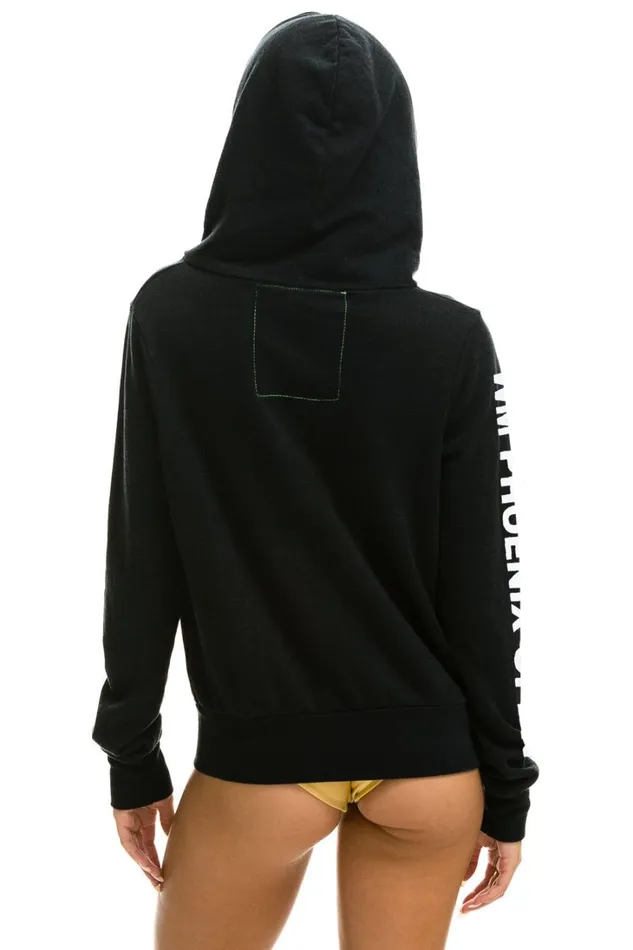 WomenMen Tops Aviator Nation WASTE MANAGEMENT OPEN 2024 ZIP HOODIE 8211 BLACK WomenMen Tops Aviator Nation WASTE MANAGEMENT OPEN 2024 ZIP HOODIE 8211 BLACK