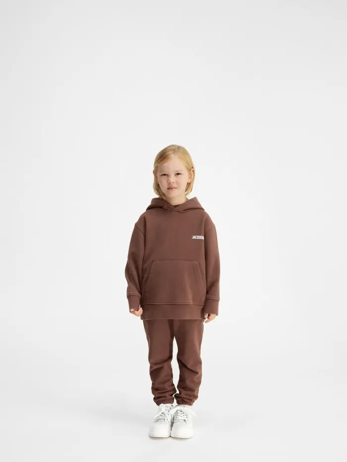 WomenMen Tops JACQUEMUS The Jacquemus Kids039 Sweatshirt Dark Brown