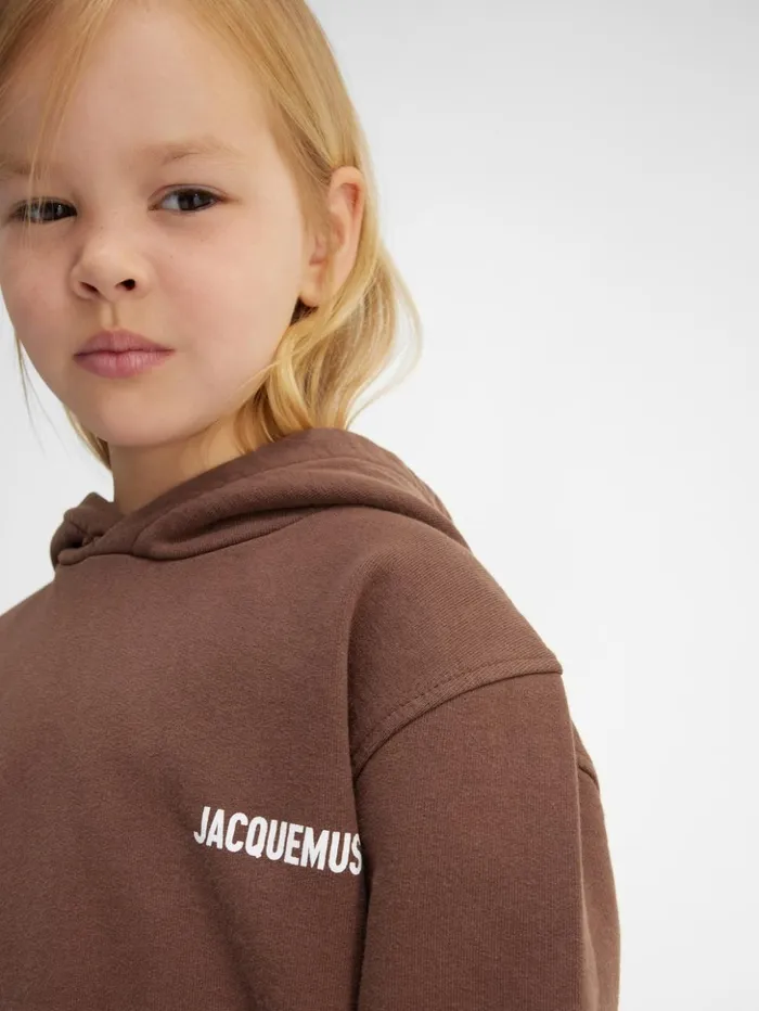 WomenMen Tops JACQUEMUS The Jacquemus Kids039 Sweatshirt Dark Brown WomenMen Tops JACQUEMUS The Jacquemus Kids039 Sweatshirt Dark Brown