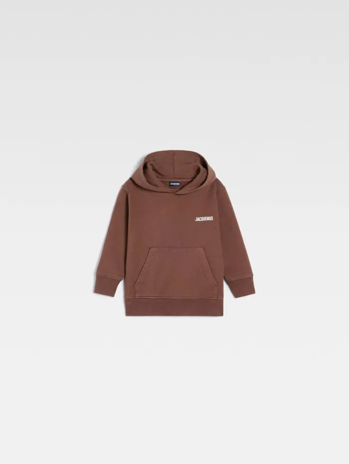 WomenMen Tops JACQUEMUS The Jacquemus Kids039 Sweatshirt Dark Brown WomenMen Tops JACQUEMUS The Jacquemus Kids039 Sweatshirt Dark Brown