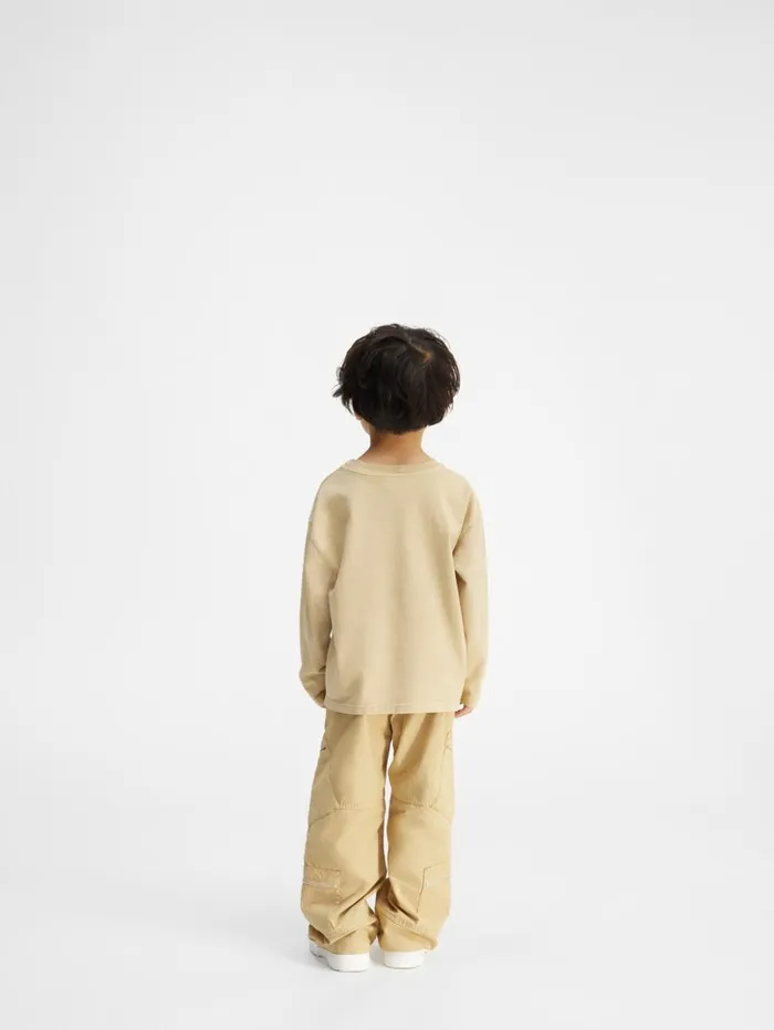 WomenMen Tops JACQUEMUS The Kids039 Longsleeve Tshirt Dark Beige WomenMen Tops JACQUEMUS The Kids039 Longsleeve Tshirt Dark Beige