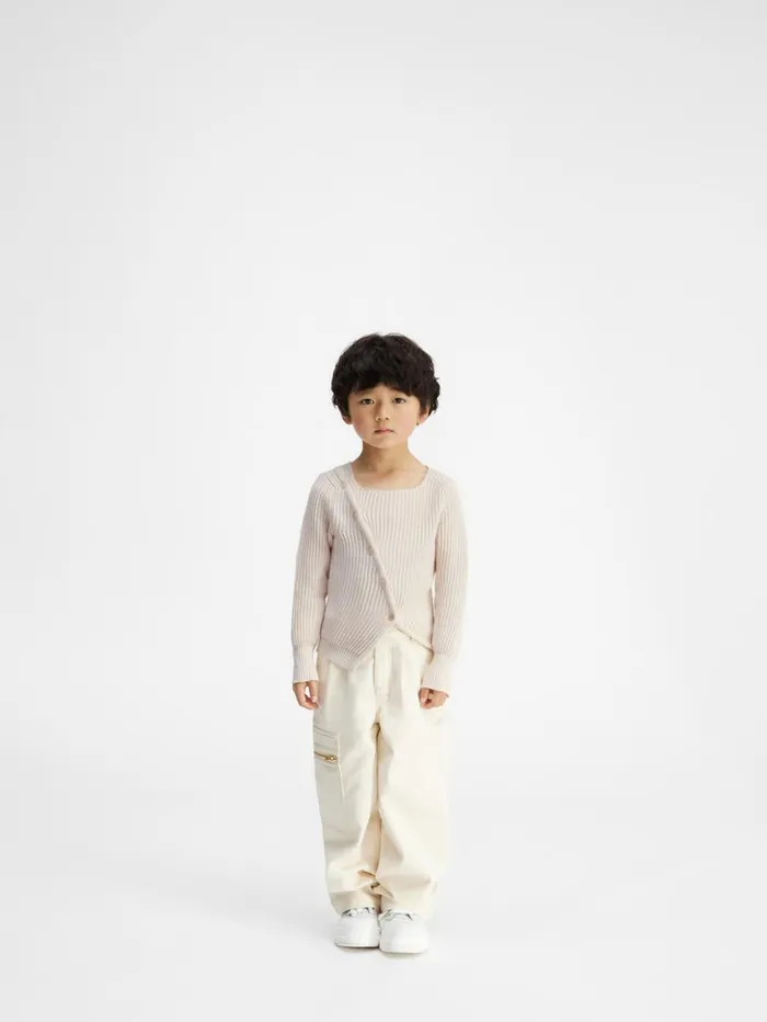 WomenMen Tops JACQUEMUS The Pau Kids039 Knit Offwhite
