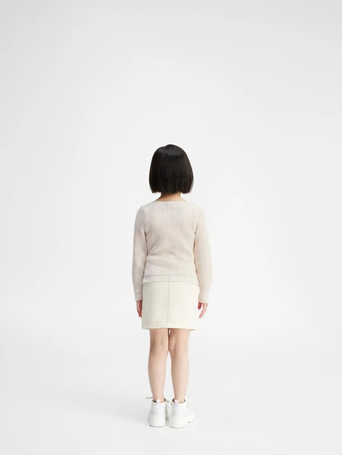 WomenMen Tops JACQUEMUS The Pau Kids039 Knit Offwhite WomenMen Tops JACQUEMUS The Pau Kids039 Knit Offwhite