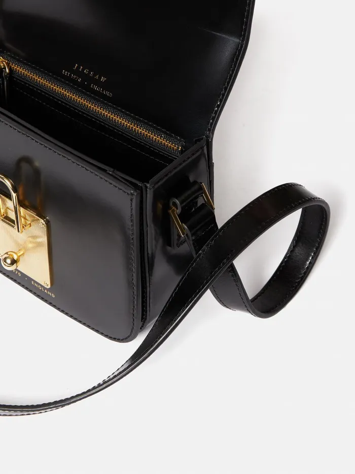 Women Meret Crossbody Black Jigsaw Bags